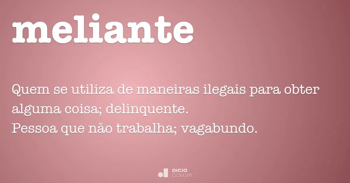 Meliante Dicio, Dicionário Online de Português