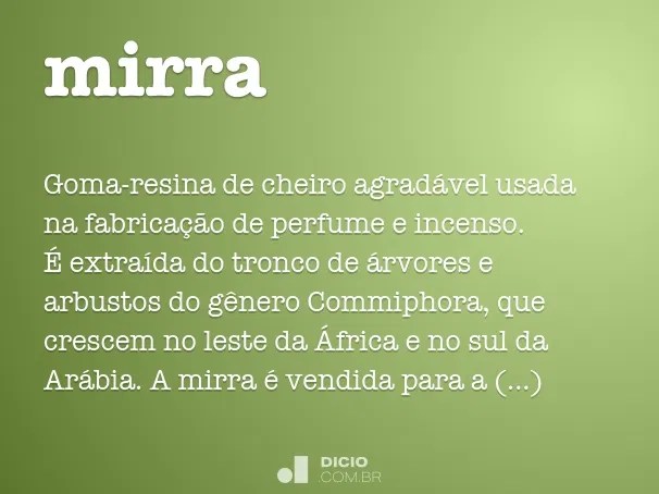 Mirra Dicio, Dicionário Online de Português