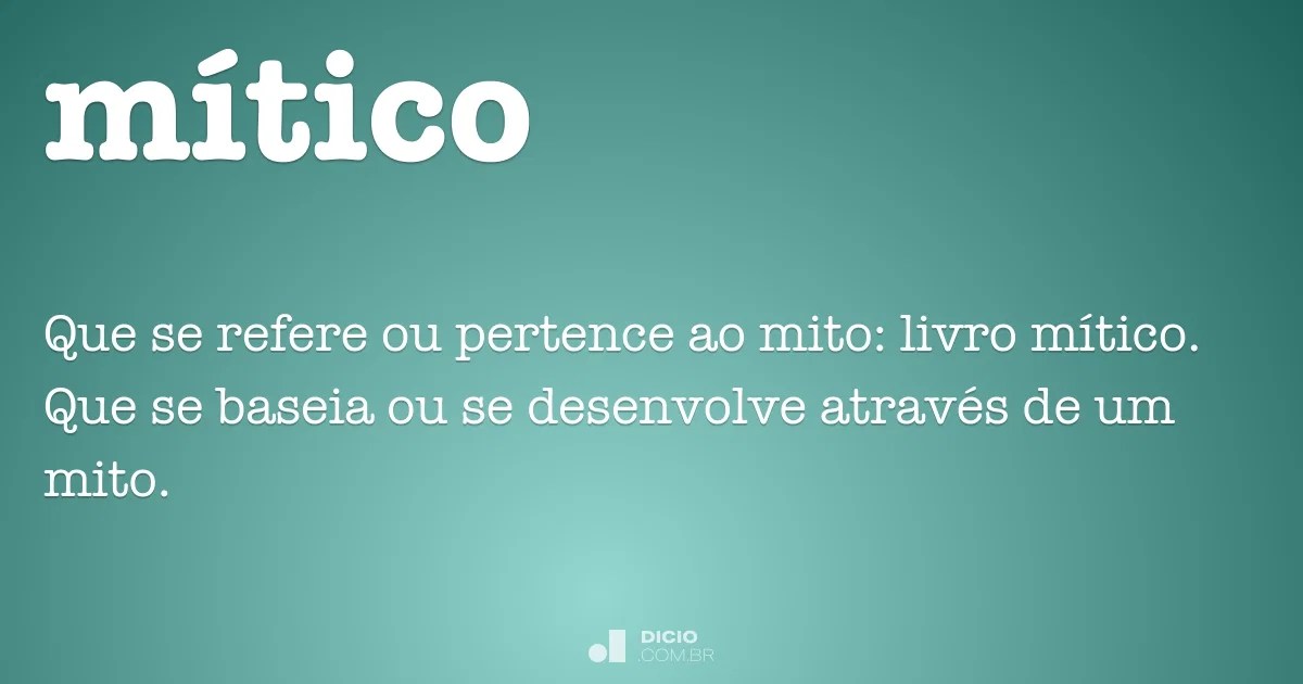 Mítico Dicio, Dicionário Online de Português