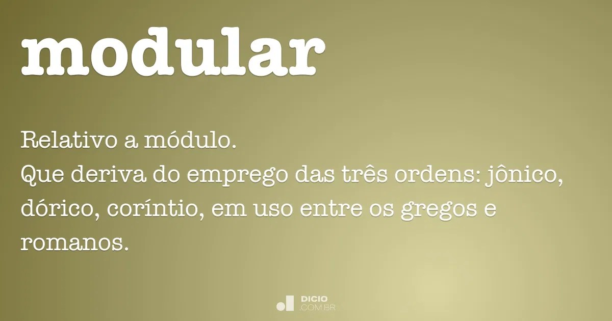 Modular Dicio, Dicionário Online de Português