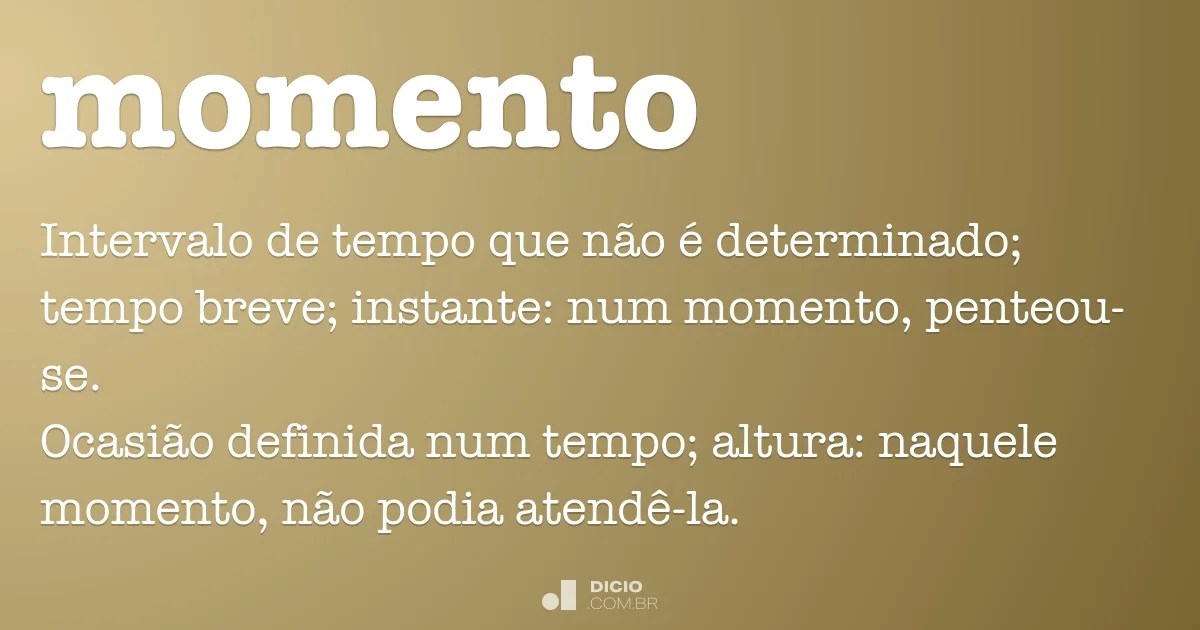 Momento Dicio, Dicionário Online de Português