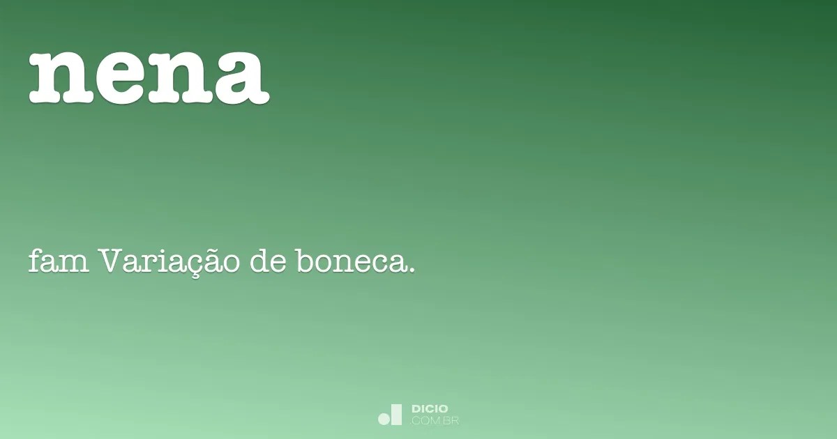 Nena Dicio, Dicionário Online de Português