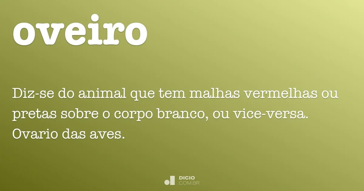 Oveiro Dicio, Dicionário Online de Português