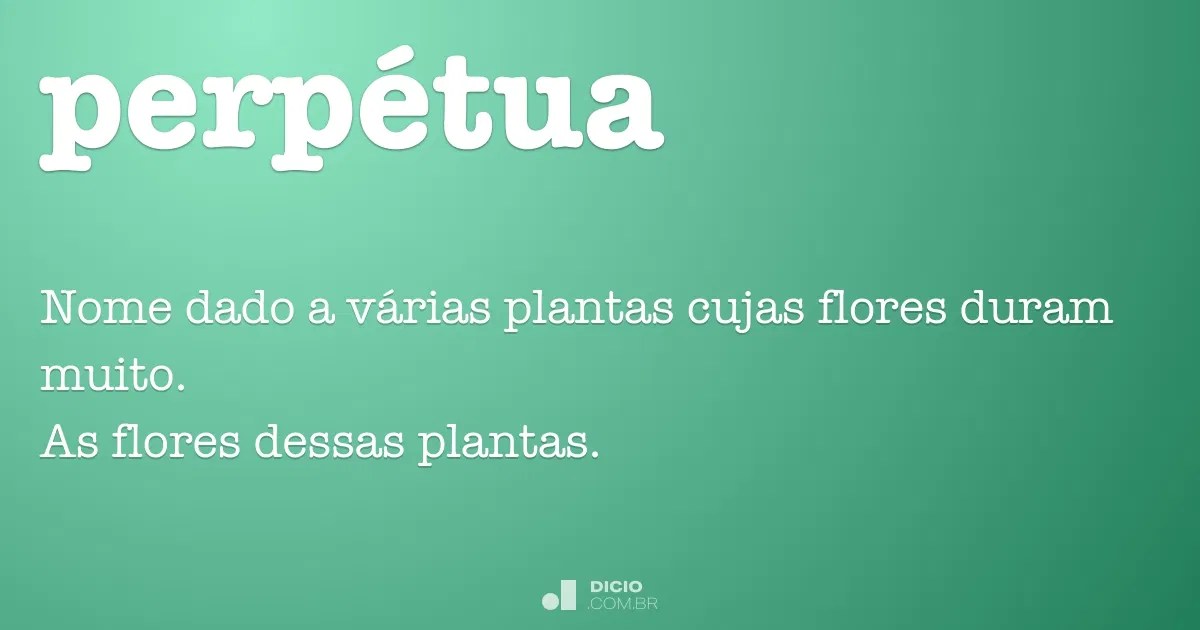 Perpétua Dicio, Dicionário Online de Português