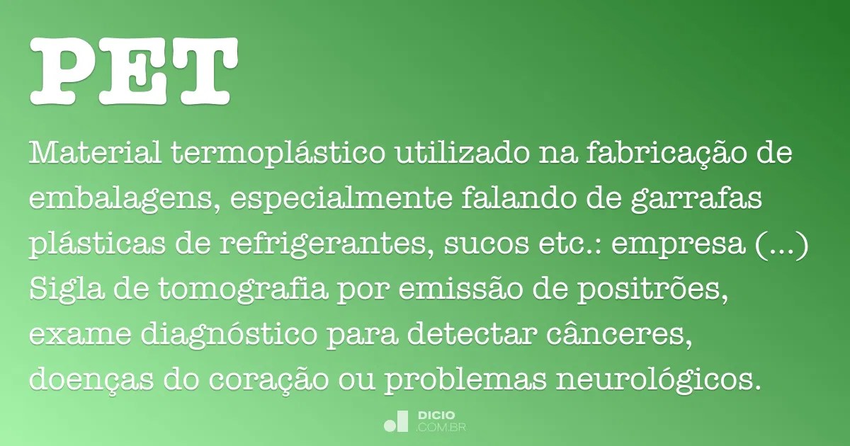 PET Dicio, Dicionário Online de Português