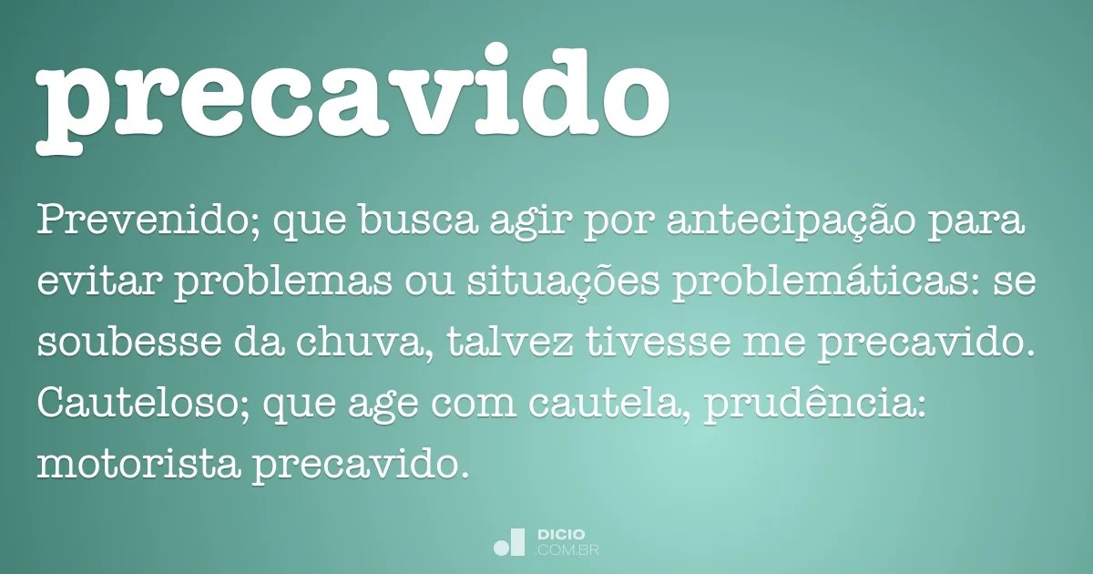 Precavido Dicio, Dicionário Online de Português