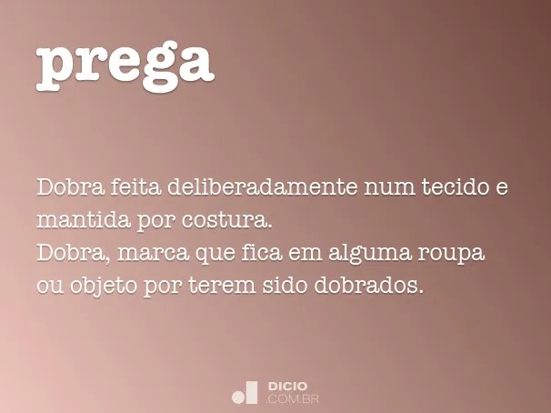 Prega Dicio, Dicionário Online de Português