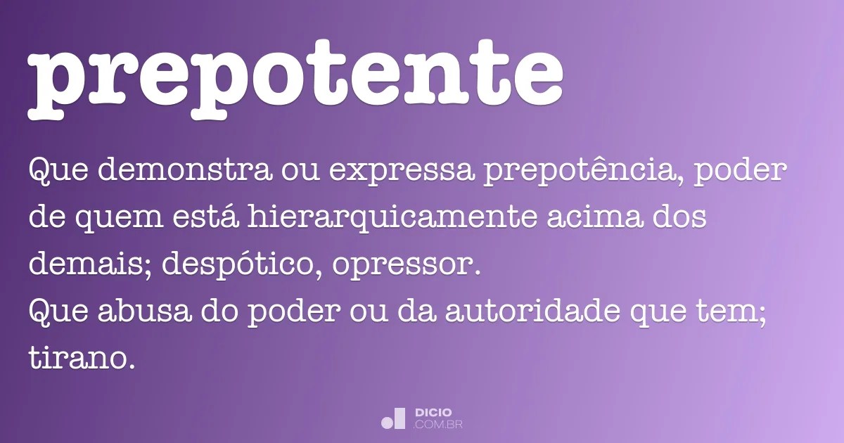 Prepotente Dicio, Dicionário Online de Português