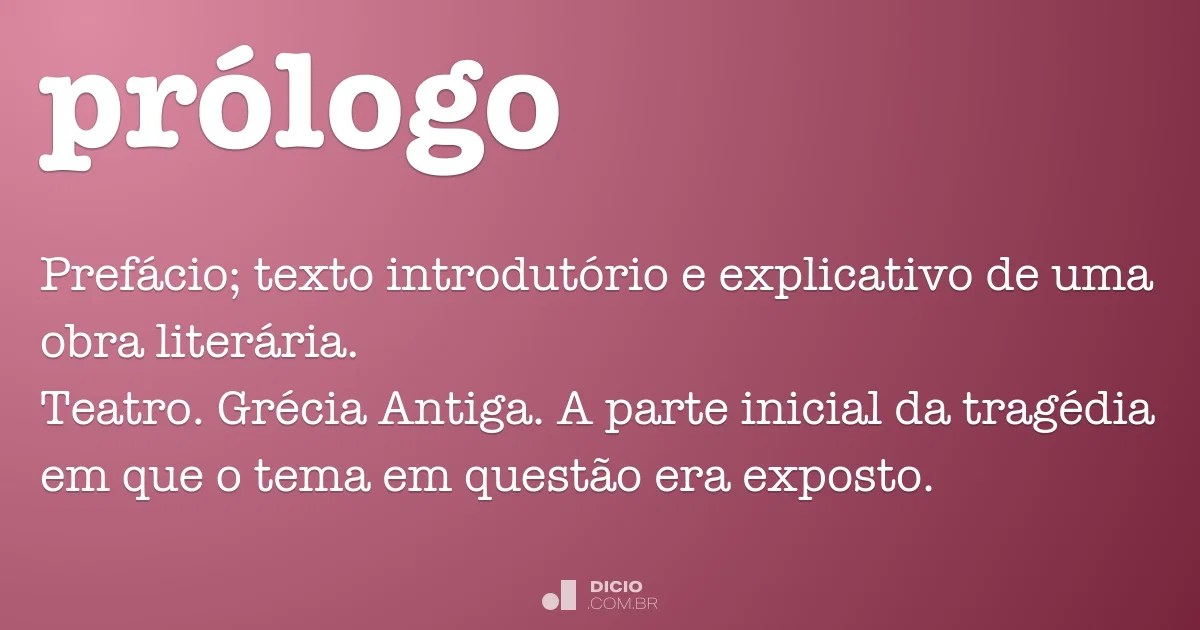 Prólogo Dicio, Dicionário Online de Português