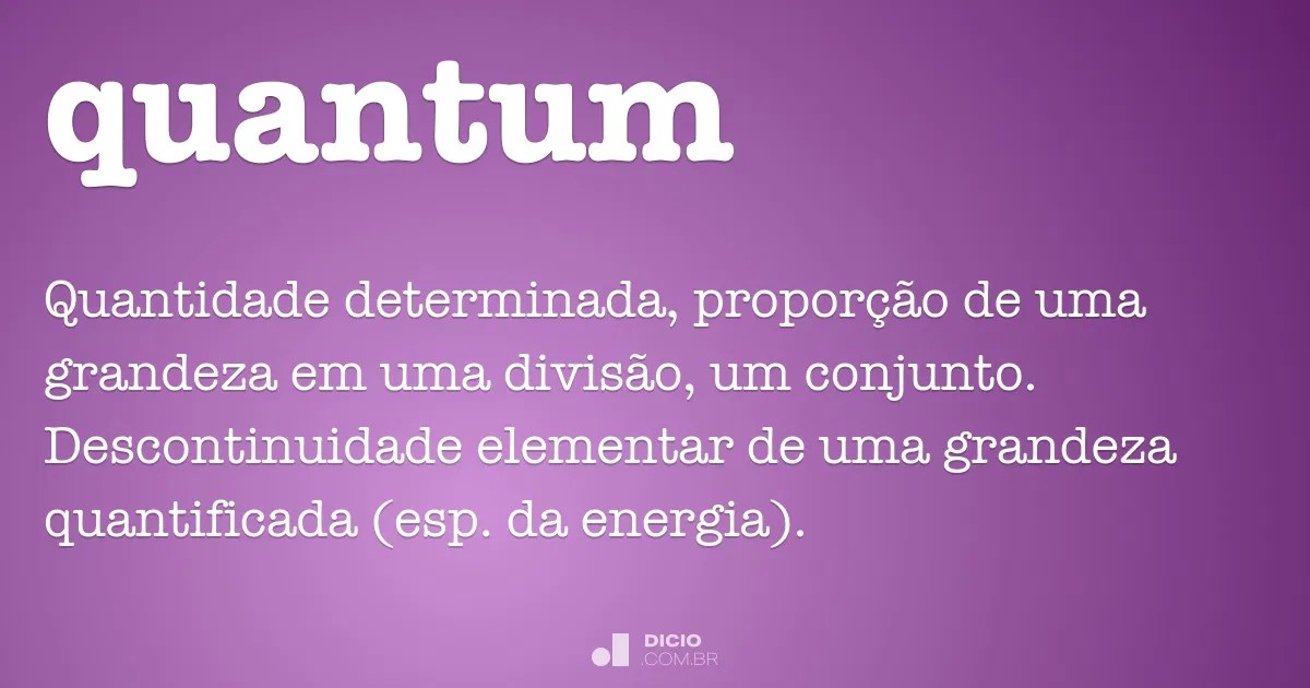 Quantum Dicio, Dicionário Online de Português