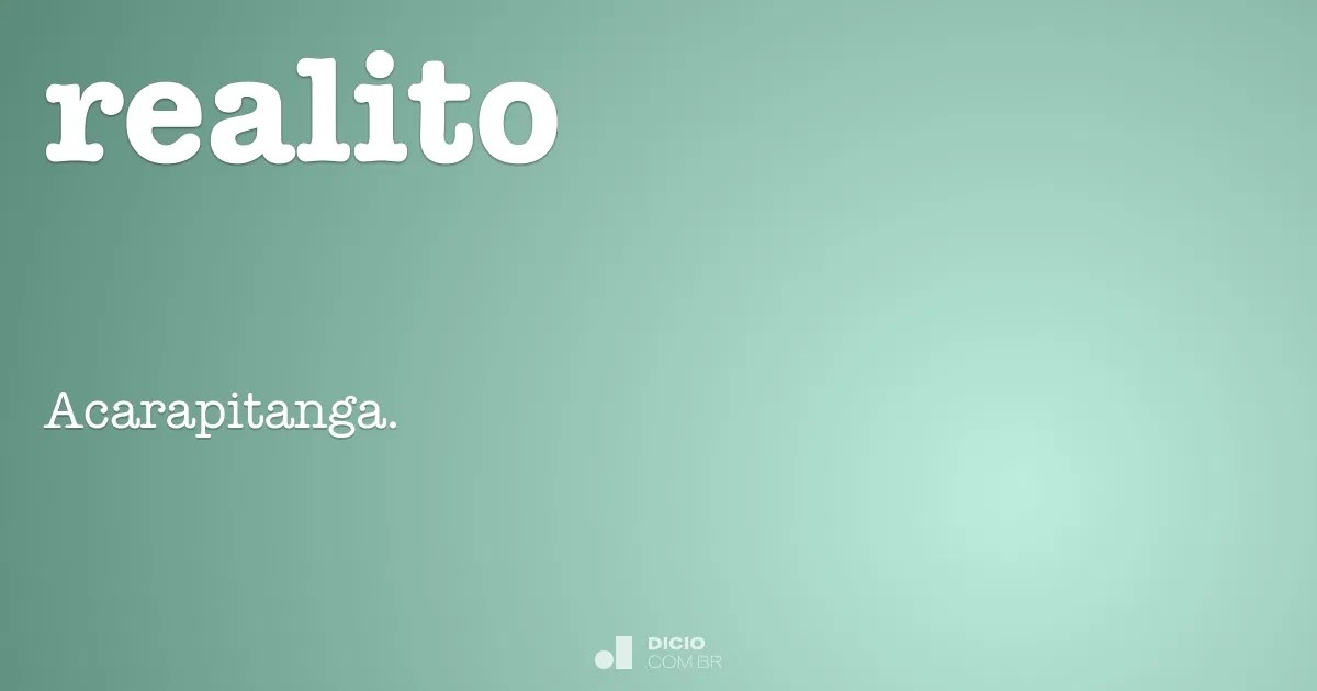 Realito Dicio, Dicionário Online de Português