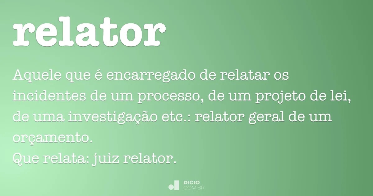 Relator Dicio, Portuguese Online Dictionary
