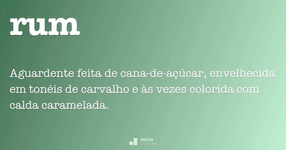 Rum Dicio, Dicionário Online de Português