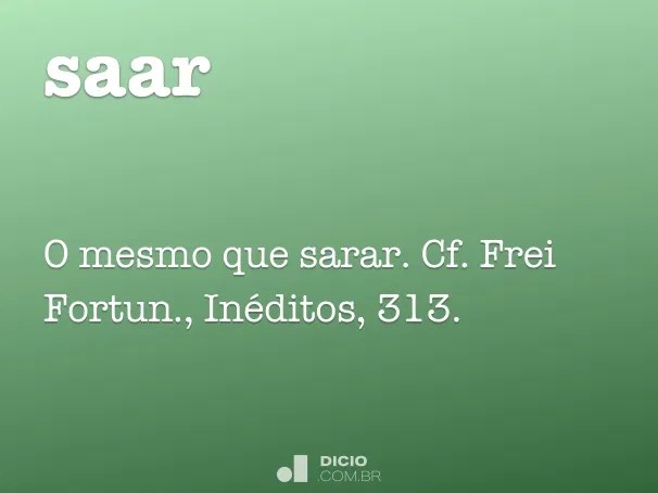 Saar Dicio, Dicionário Online de Português