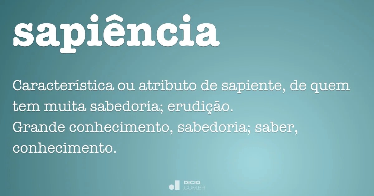 Sapiência Dicio, Dicionário Online de Português