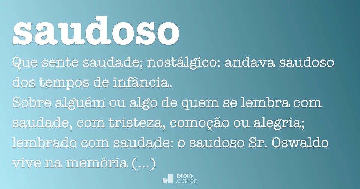 Saudoso Dicio, Dicionário Online de Português