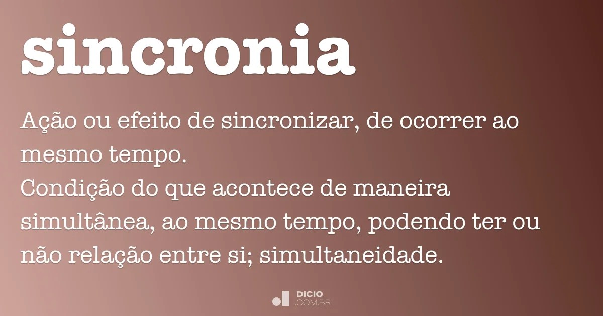 Sincronia Dicio, Dicionário Online de Português