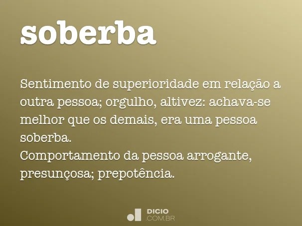 Soberba Dicio, Dicionário Online de Português
