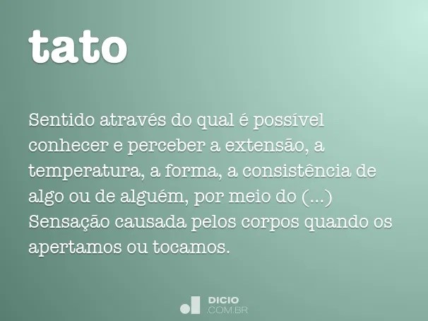 Tato Dicio, DicionÃ¡rio Online de PortuguÃªs