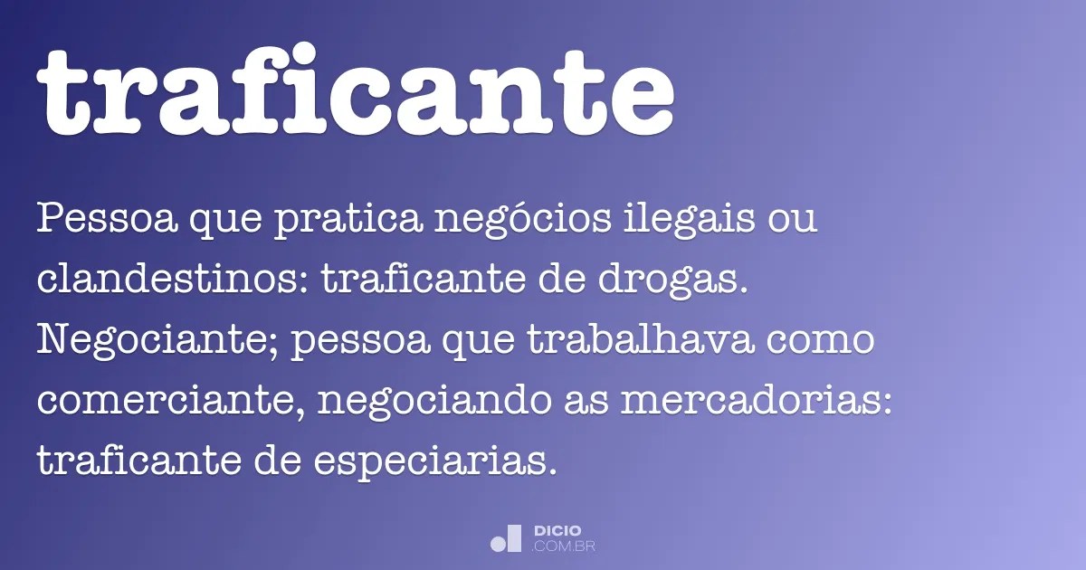 Traficante Dicio, Dicionário Online de Português
