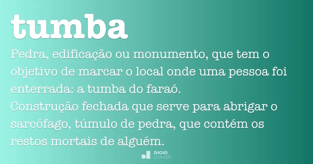 Tumba Dicio, Dicionário Online de Português