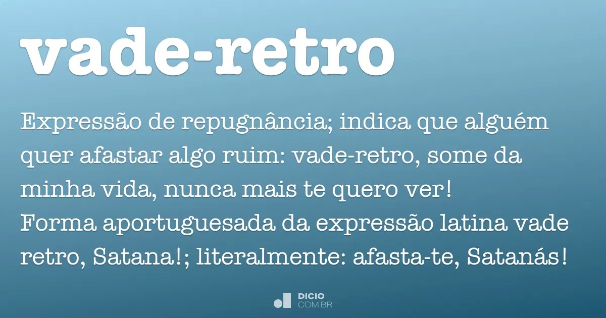 Vaderetro Dicio, Dicionário Online de Português