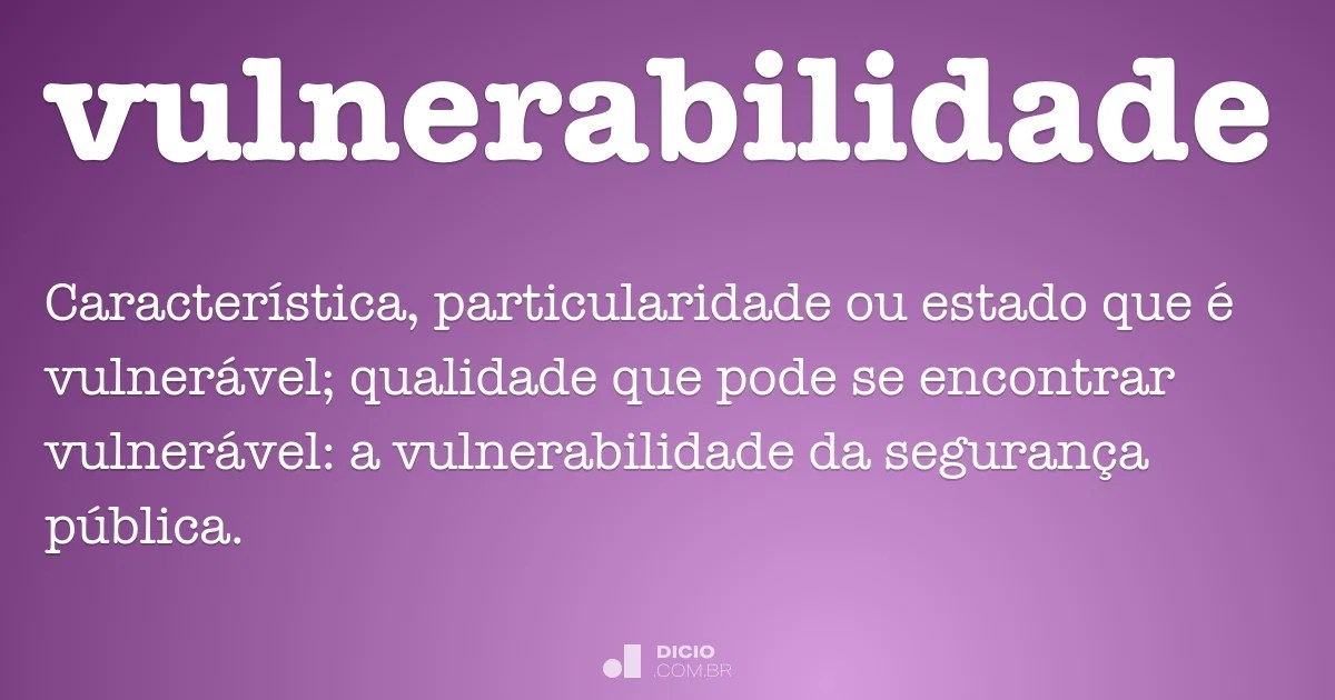 Vulnerabilidade Dicio, Dicionário Online de Português