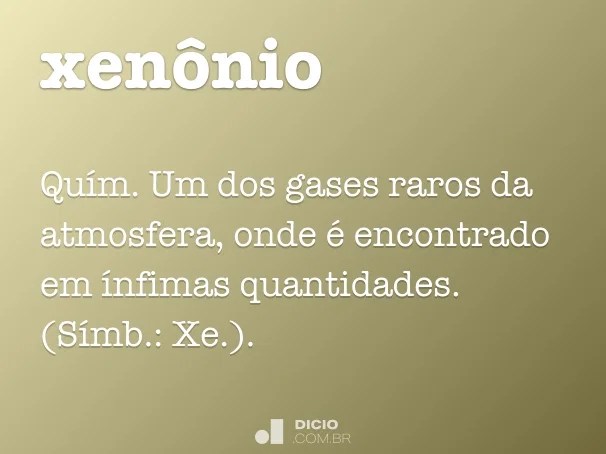 Xenônio Dicio, Dicionário Online de Português