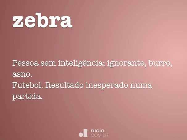 Zebra Dicio, Dicionário Online de Português