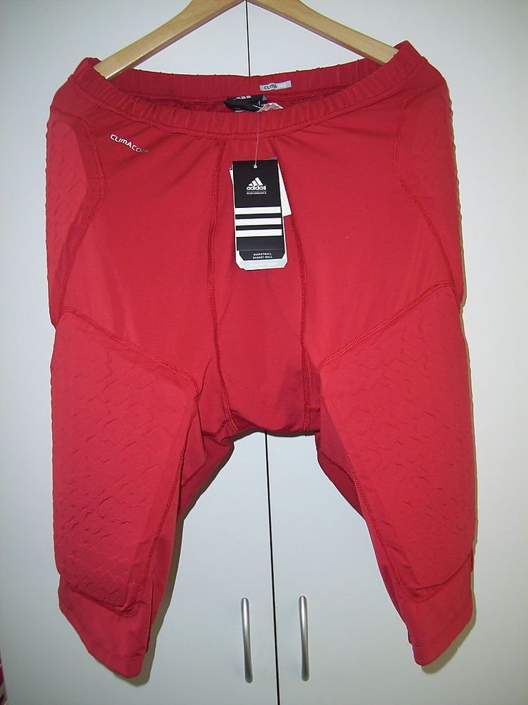 Adidas techfit clima 365 padded shorts red 3xt big tall basketball
