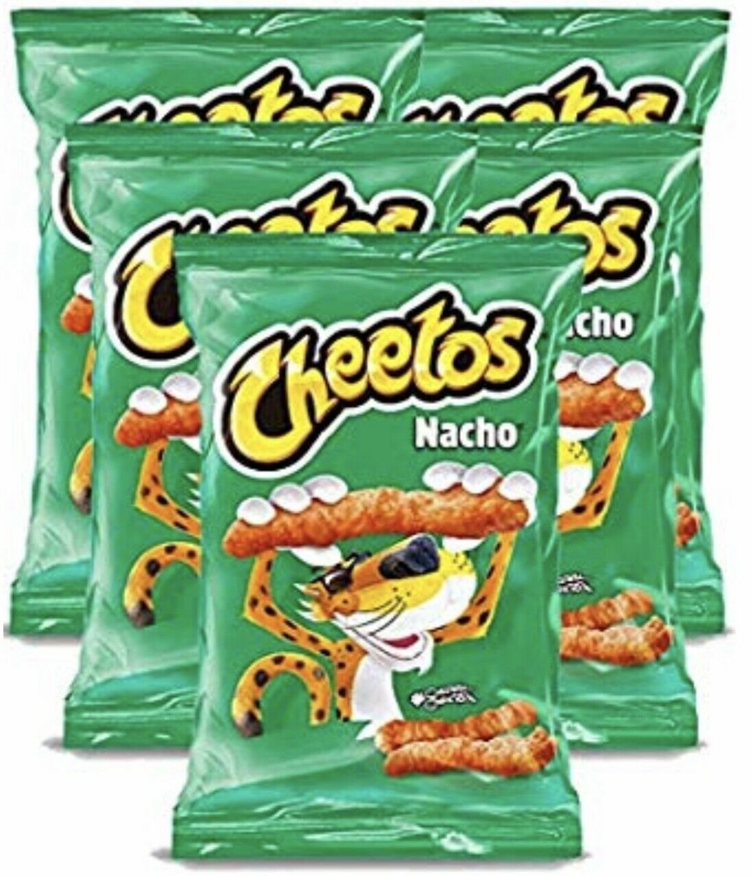 Sabritas Mexican chips Cheetos Nacho , 5 BAGS (56 G)