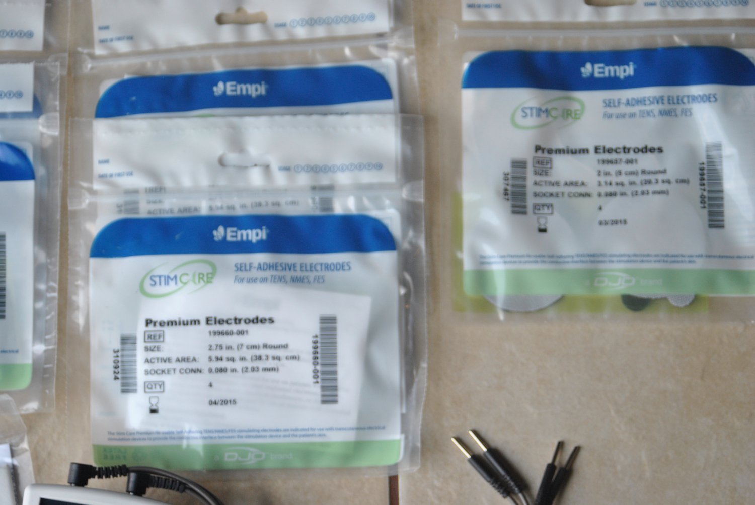 Empi Select Tens Device Unit 199580001 with Self Adhesive Electrodes aug17 H