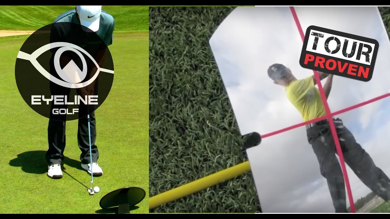 EyeLine Golf 360degrees Mirror for Full Swing and Putting. Lower your