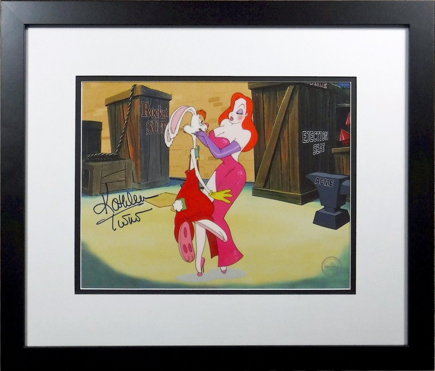 Who Framed Roger Rabbit Jessica Disney Seri Cel Signed
