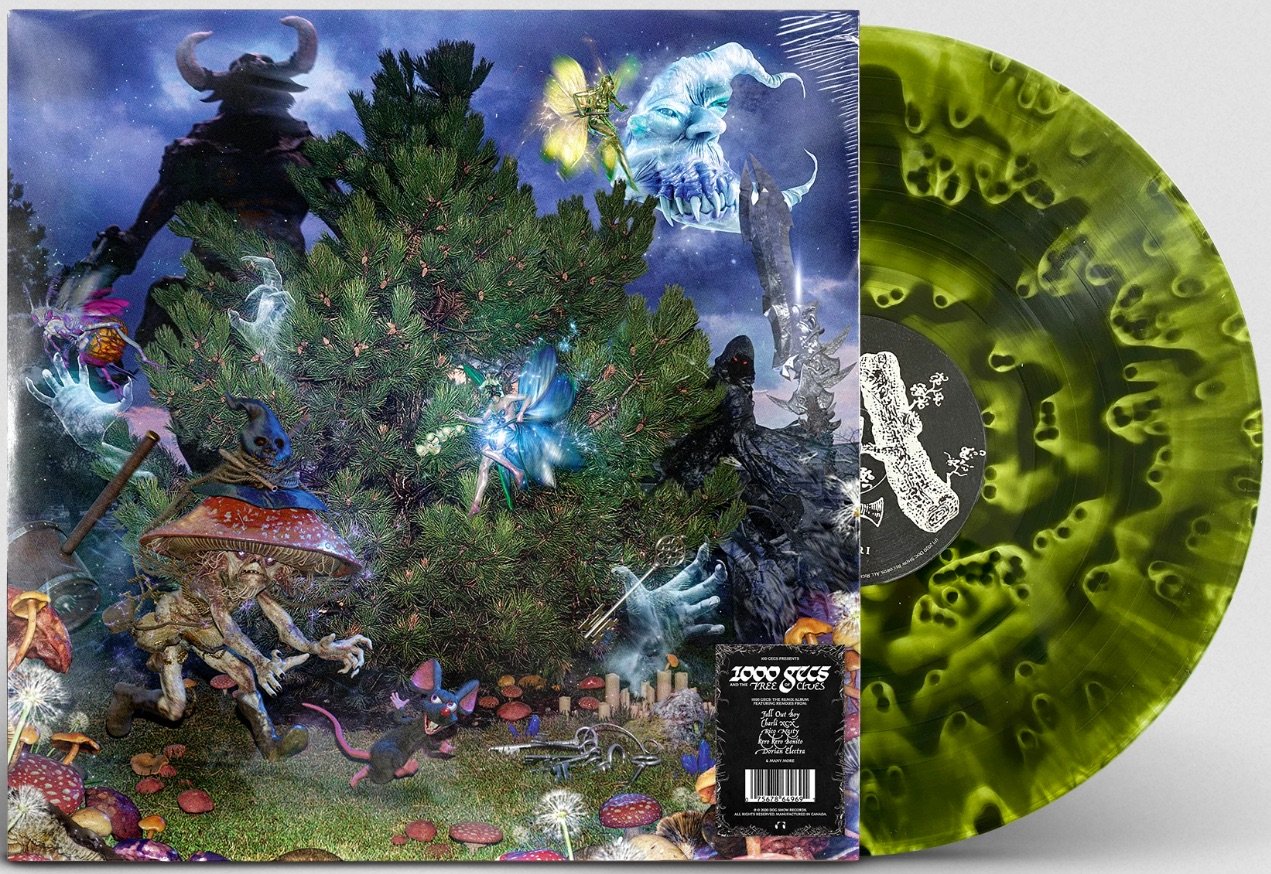100 Gecs 1000 Gec And The Tree Of Clues GHOSTLY GREEN Vinyl LP Fall Out