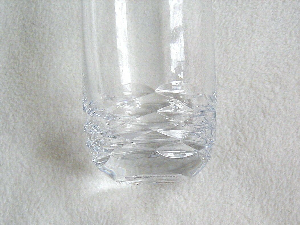 NEW NIB Pair of Rogaska REFLECTION Crystal Highball Glasses Tumbler 119651