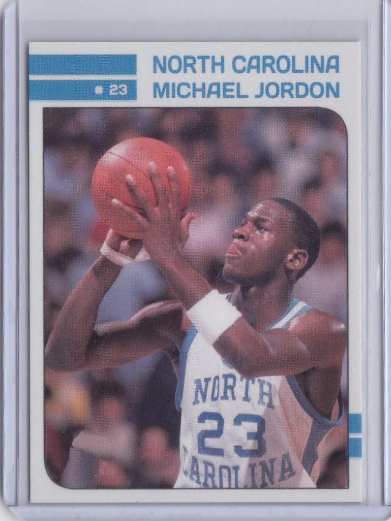 Michael Jordan *RARE* North Carolina Tar Heels Collegiate Card 23 Chicago Bulls