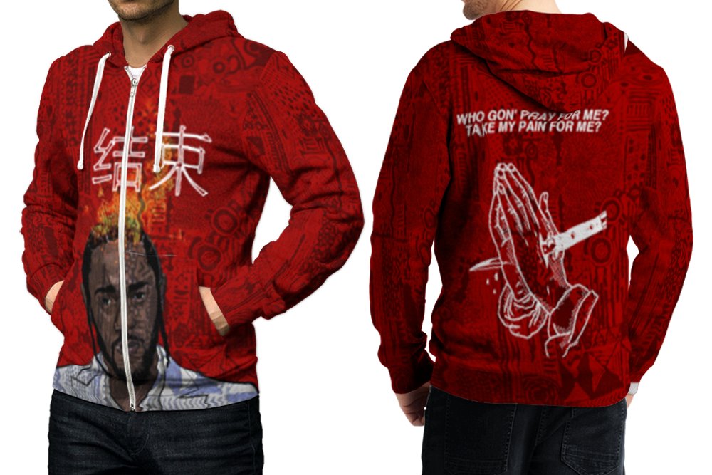 Kendrick Lamar Zipper Men's Hoodie