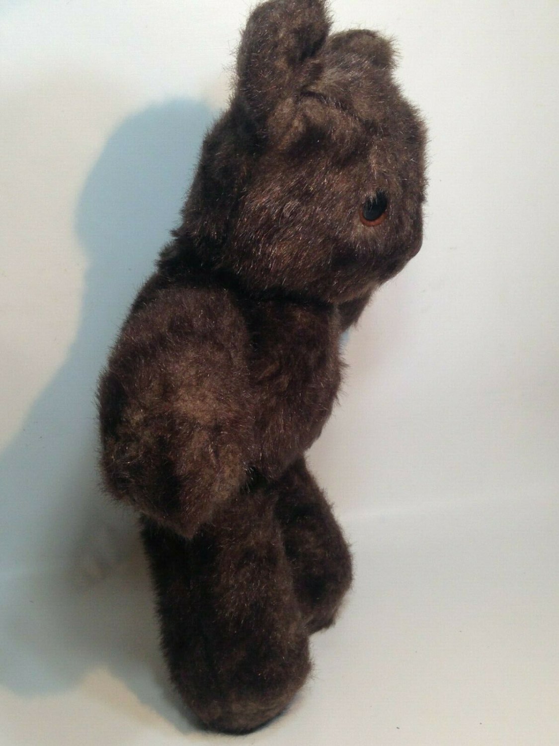 Vintage Bantam Teddy Bear Cub Plush Rare Dark Brown Stuffed Animal Toy