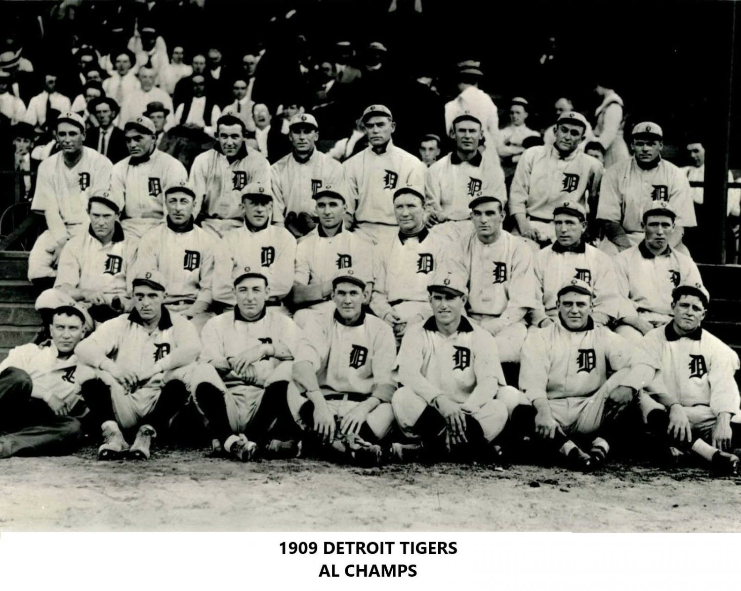 1909 DETROIT TIGERS 8X10 TEAM PHOTO BASEBALL PICTURE AL CHAMPS MLB