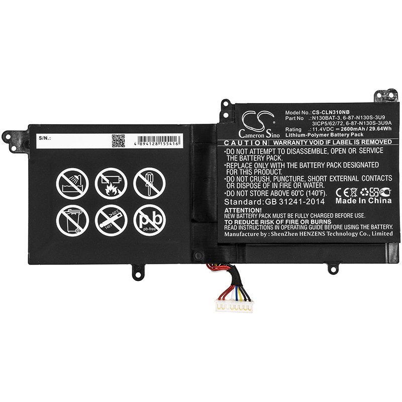 BATTERY FOR TUXEDO InfinityBook Pro 13 v2, InfinityBook Pro 14, System76, Galago Pro 3