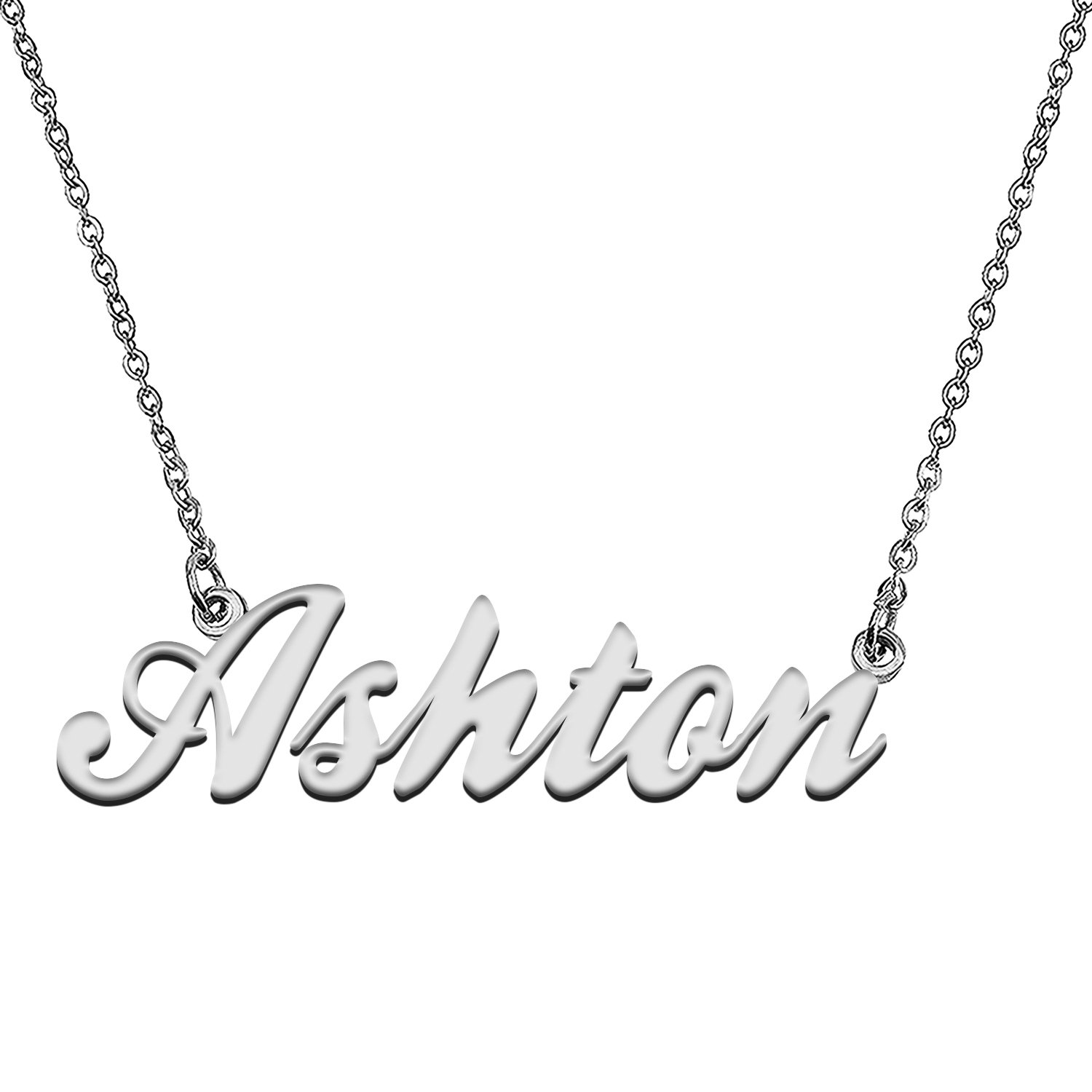 Custom Made Any Name Necklace Ashton Stainless Steel Jewelry for Mother