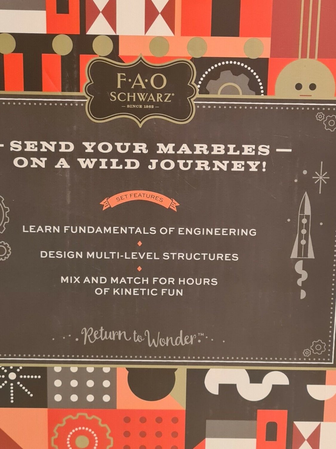 FAO Schwarz Marble Run Building Set 321 Pieces ALL PIECES COUNTED BC