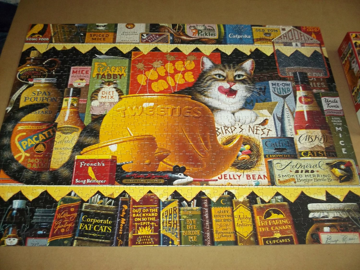 CHARLES WYSOCKI 750 pc JIGSAW PUZZLEEthel the Games