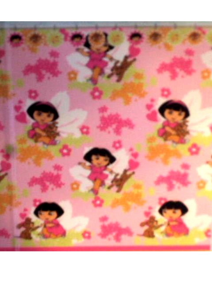 Dora Explorer Puppy Shower Curtain