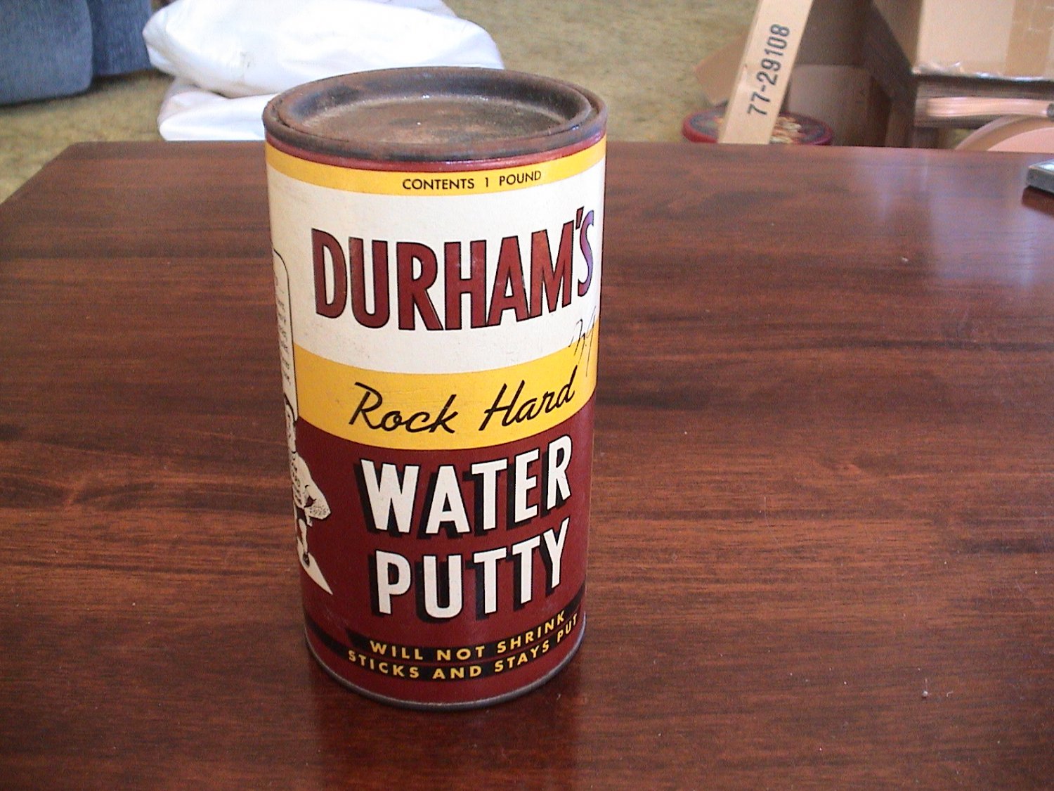 Durham's Rock Hard Water Putty 1 Pound Tin