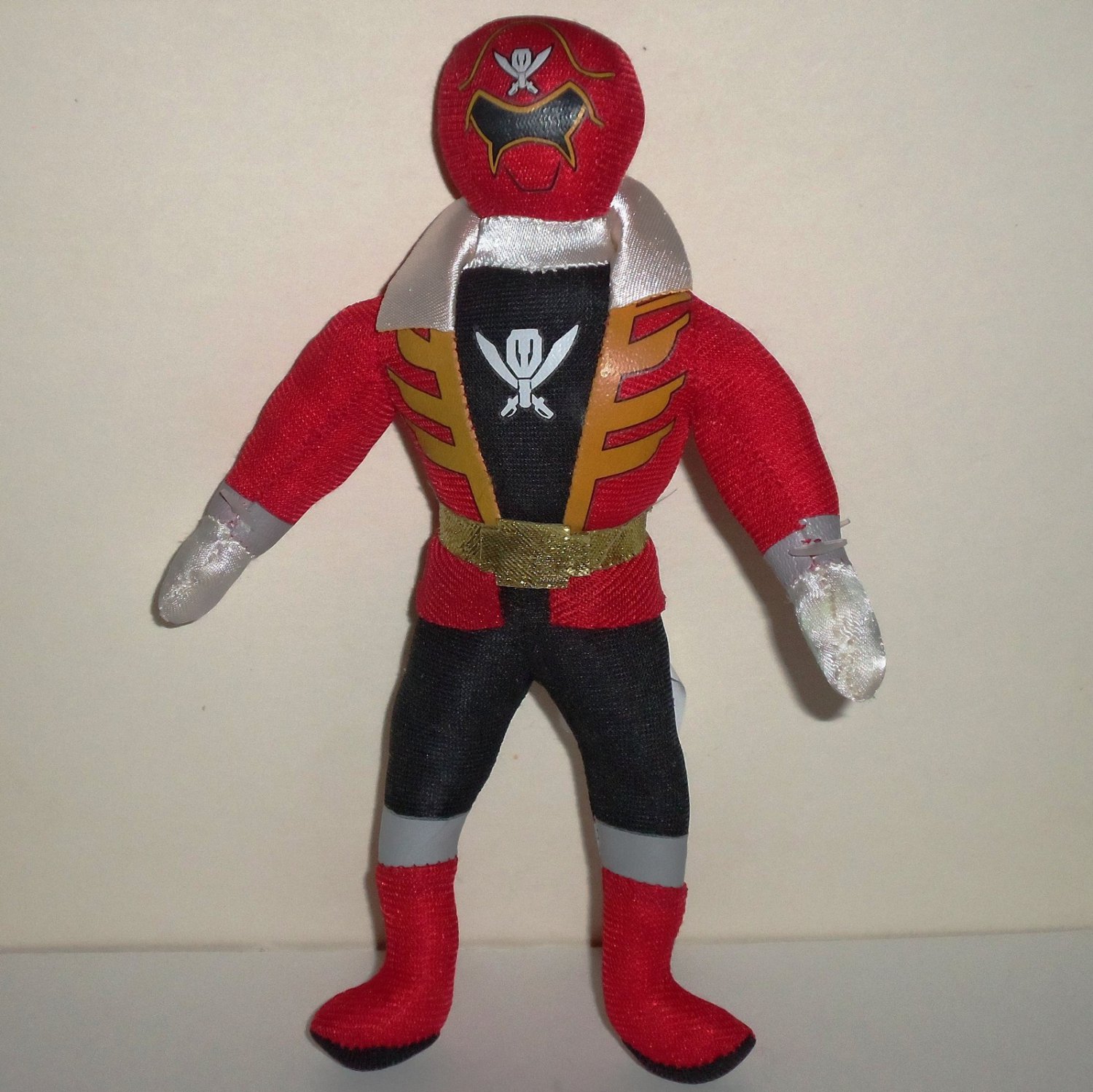 Power Rangers Super Megaforce Red Ranger Plush Toy Megatoys Loose Used