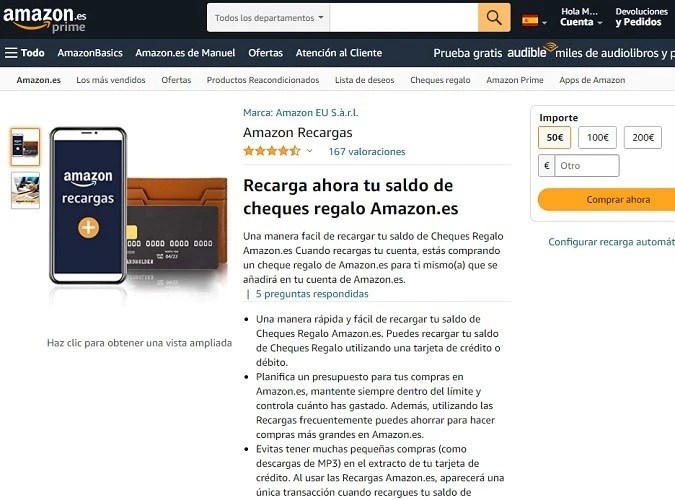 Regalos en Amazon Así podemos enviar cheques regalo 2023