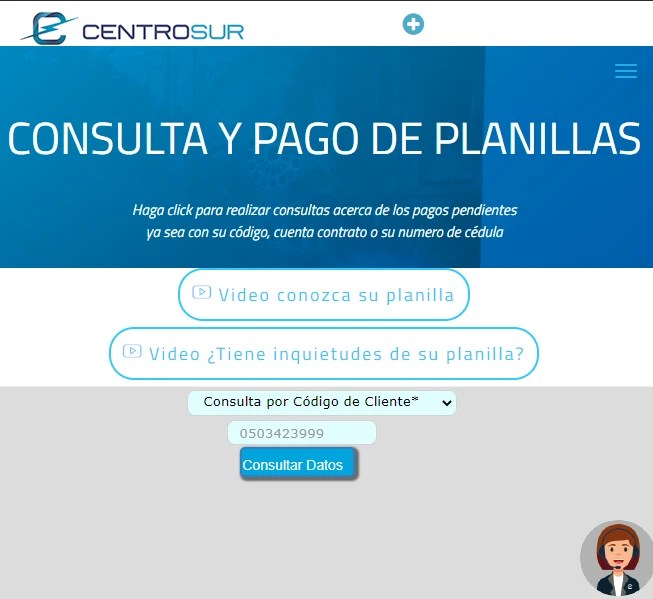 Consultar Planilla de Luz Cañar Centro Sur CA 2024 ecu11