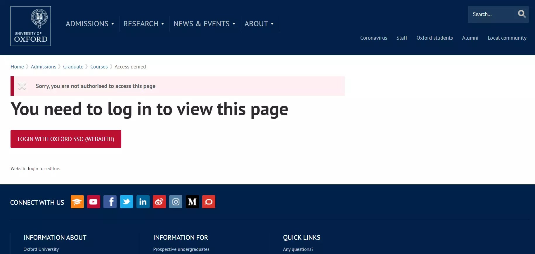 Programa de becas de la universidad de Oxford en Argentina 2024